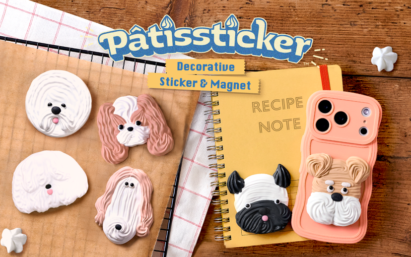 Pâtissticker Meringue Dogs Series J5