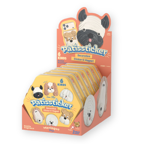 Pâtissticker Meringue Dogs Series J4
